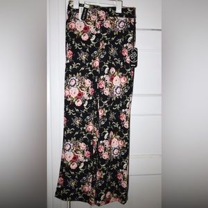 High Rise Floral pants
